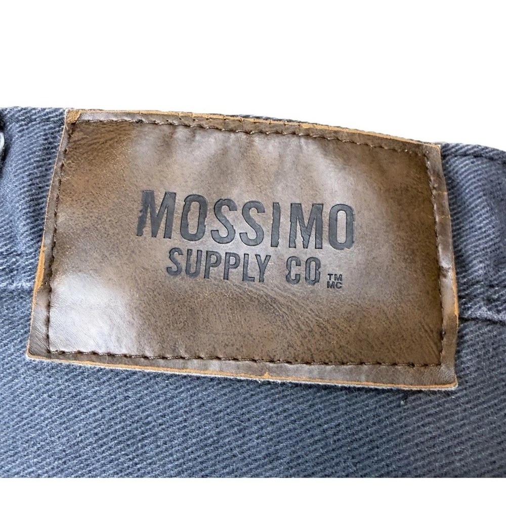 MOSSIMO Set Of 3 Bermuda Stretch Denim Shorts Slim SZ 40 MENS Casual frayed - Picture 10 of 15